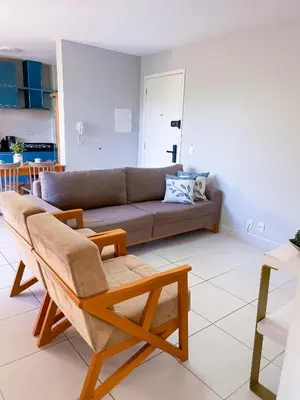 Uma área de estar em Praimar