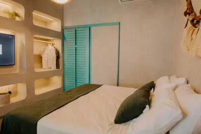 Uma cama ou camas num quarto em Pousada Boutique Preá Beira Mar - Raro Life