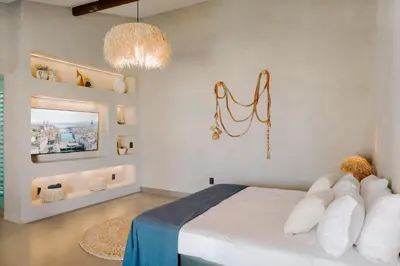 Uma cama ou camas num quarto em Pousada Boutique Preá Beira Mar - Raro Life