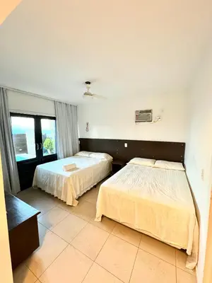 Uma cama ou camas num quarto em Casa em Aquiraz