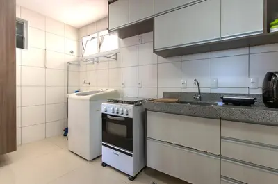A cozinha ou kitchenette de Breezes do cumbuco