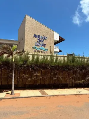 O edifício onde o apartamento está situado