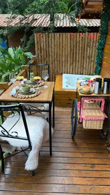 A planta de Cabana da arvore