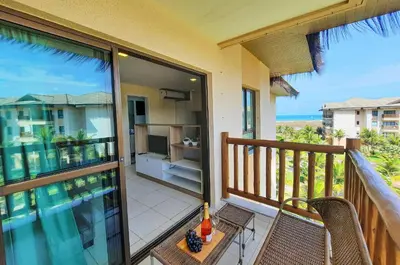 A planta de VG Sun Cumbuco Flat 4 Pessoas WiFi Lava e Seca