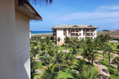 A planta de VG Sun Cumbuco Flat 4 Pessoas WiFi Lava e Seca