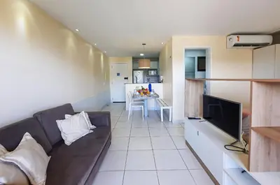 A planta de VG Sun Cumbuco Flat 4 Pessoas WiFi Lava e Seca