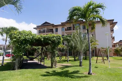 A planta de VG Sun Cumbuco Flat Nascente Wi-Fi 4 Pessoas