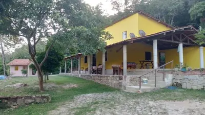 O edifício onde a casa de férias está situado