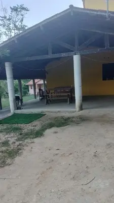 O edifício onde a casa de férias está situado