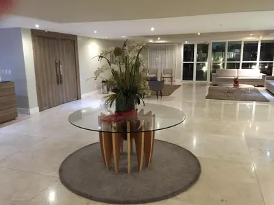 Uma área de estar em VG Fun Residence Praia do Futuro