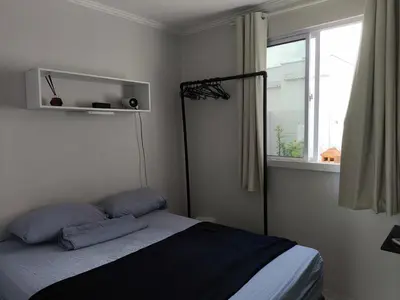 Uma cama ou camas num quarto em Paraíso em Aquiraz - Paz, Sol e Mar ao seu Alcance