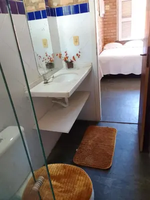 Uma cama ou camas num quarto em Wind Villa Cumbuco - Casa