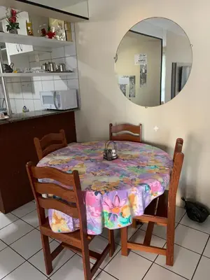 A cozinha ou kitchenette de Apartamento Costa do Sol