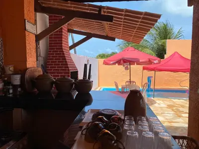 A piscina em ou perto de Casa Uruaú Beach