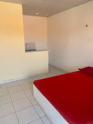 Uma cama ou camas num quarto em Casa Uruaú Beach