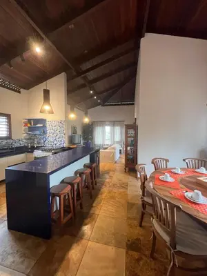 Um restaurante ou outro lugar para comer em Bangalô Superior - Conforto em Flecheiras Aquarium