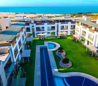 O edifício onde o apartamento está situado