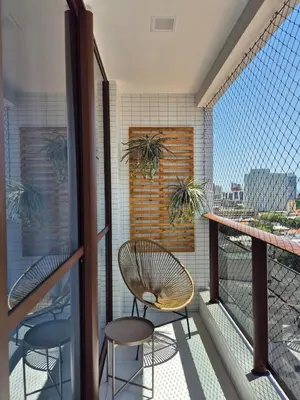 Uma varanda ou terraço em 1204 · JSmart Novo, 1 suíte, Wi-Fi 450 mb, by CasaCris