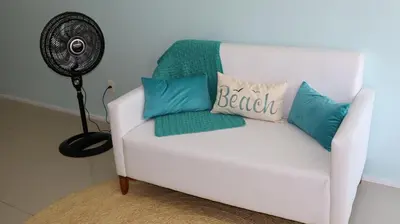 Uma área de estar em Hospede-se Perto do Beach Park - Conforto e Lazer Garantidos! Solarium Residence