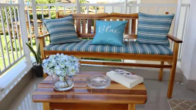 Uma área de estar em Hospede-se Perto do Beach Park - Conforto e Lazer Garantidos! Solarium Residence