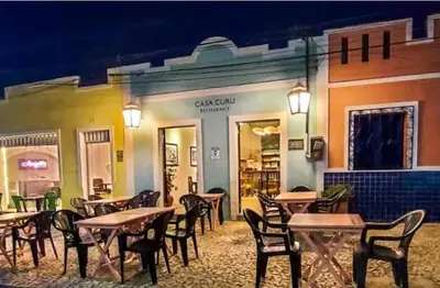 O edifício onde a casa de férias está situado