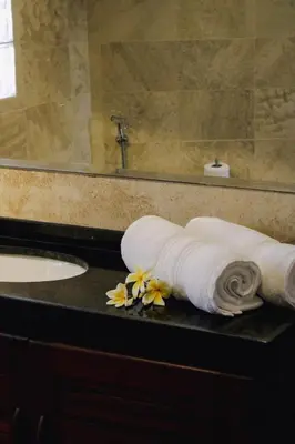 Uma casa de banho em Villa Veríssimo Paracuru