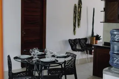 Uma área de estar em Villa Veríssimo Paracuru