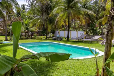 A piscina em ou perto de Casa de Praia com Piscina - Guajiru - Flecheiras