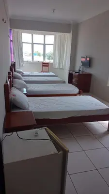 Uma cama ou camas num quarto em Hotel e Flat Sobral Mundi