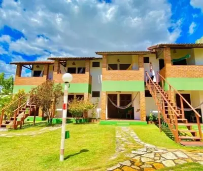 O edifício onde o hotel está situado
