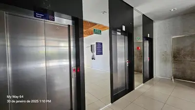 A planta de KQ 64 - Beira-Mar com Estilo Apê 2 Quartos Aconchegante em Fortaleza