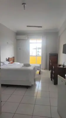 Uma cama ou camas num quarto em Hotel e Flat Sobral Mundi