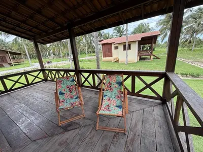 Uma varanda ou terraço em Bio-Resort Brasilien