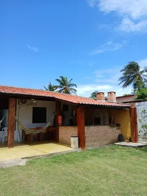 O edifício onde a casa de férias está situado