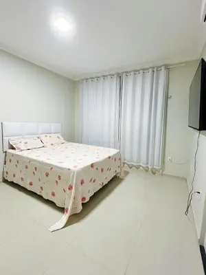 Uma cama ou camas num quarto em Casa Duplex PECEM