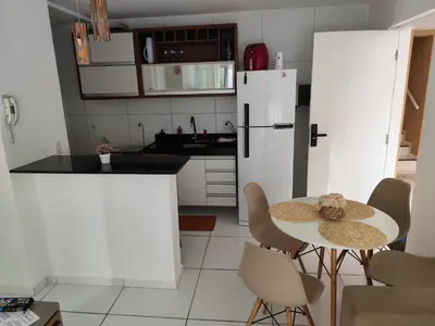 A cozinha ou kitchenette de Cn Porto das Dunas