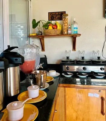 A cozinha ou kitchenette de Pousada Zoom Jericoacoara
