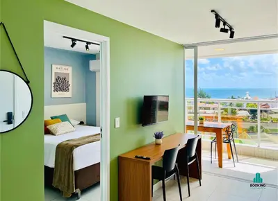 Uma televisão e/ou sistema de entretenimento em Aquarius Style by Holiday Stays