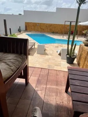 A piscina em ou perto de Casa de praia Porto Das Dunas