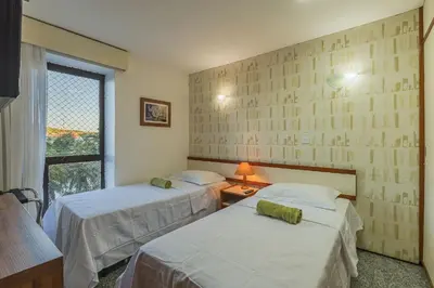Uma cama ou camas num quarto em Iracema Residence #103 - Beira Mar by Carpediem