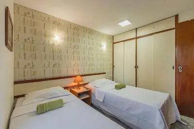Uma cama ou camas num quarto em Iracema Residence #103 - Beira Mar by Carpediem