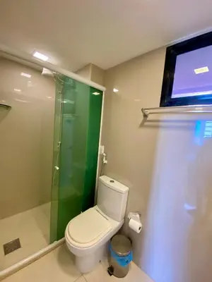 Uma casa de banho em Nobless Flat Beira Mar