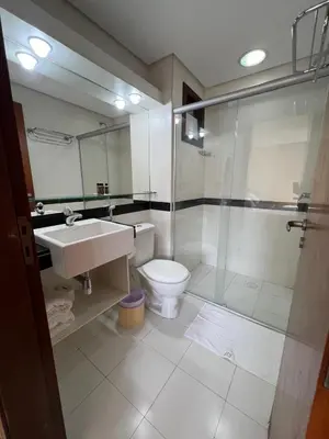 Uma casa de banho em Kariri Beach Residence