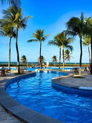 A piscina em ou perto de Kariri Beach Residence