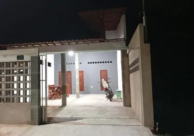 O edifício onde a casa de férias está situado