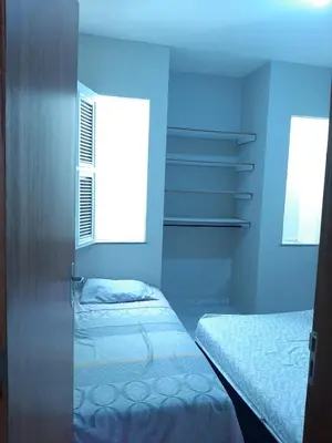Uma cama ou camas num quarto em Kitipê Arretado da Peste