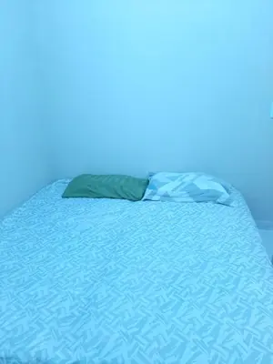 Uma cama ou camas num quarto em Kitipê Arretado da Peste