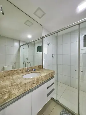 A planta de Cobertura no Golf Ville deck privativo com jacuzzi e churrasqueira