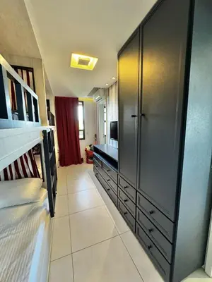 A planta de Apartamento no Porto das Dunas
