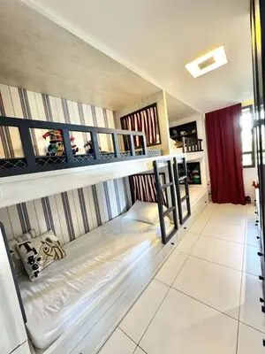 A planta de Apartamento no Porto das Dunas